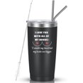 thumbnail image 1 of Valentine''s Day Gift for Husband, Stainless Steel Travel Tumbler with Lid And Straw, Funny Valentine''s Day Birthday Gift for Him Boyfriend Husband Men, Black, 1 of 6