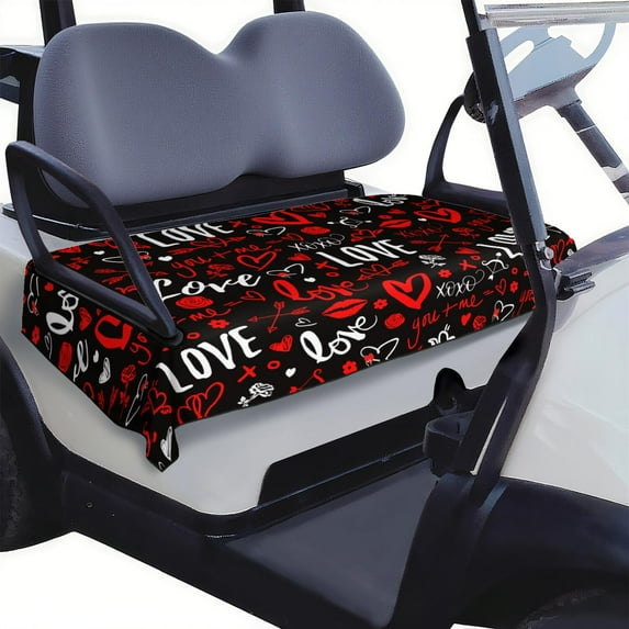 Valentine's Day Gift Idea Golf Cart Seat Protector 51"x31" Universal Front Bench Cover Soft Microfiber Towel