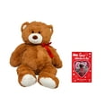 thumbnail image 1 of Valentine’s Day Gift – Jumbo 34" Teddy Bear with Dog-Themed "Happy Valentine’s Day" Candy – Soft Plush & Sweet Treat Combo, 1 of 5