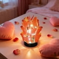 thumbnail image 1 of Valentine's Day Gift Night Light, DIY Colorful Butterflies LED Rose Night Lamp, Gold Decorative Nightlight for Bedroom and Living Room, 1 of 7