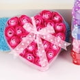 thumbnail image 1 of Valentine's Day Gift Sets 24 PCS Scented Bath Essentials Rose Petals in Heart Shaped Box Sweet Artificial Flower Roses Romantic Gifts for Her Women Girls Mom Valentine’s Day Anniversary Wedding, 1 of 3