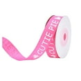 thumbnail image 1 of Valentine's Day Gift Wrapping Ribbon, Heart Pattern Gift Box Ribbon, Durable Fabric Wedding Ribbon for Anniversary Valentine Ribbon, DIY Crafts Romantic Ribbon for Cake Banding & Wedding Decor, 1 of 1