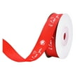 thumbnail image 1 of Valentine's Day Gift Wrapping Ribbon, Heart Pattern Gift Box Ribbon, Durable Fabric Wedding Ribbon for Anniversary Valentine Ribbon, DIY Crafts Romantic Ribbon for Cake Banding & Wedding Decor, 1 of 1