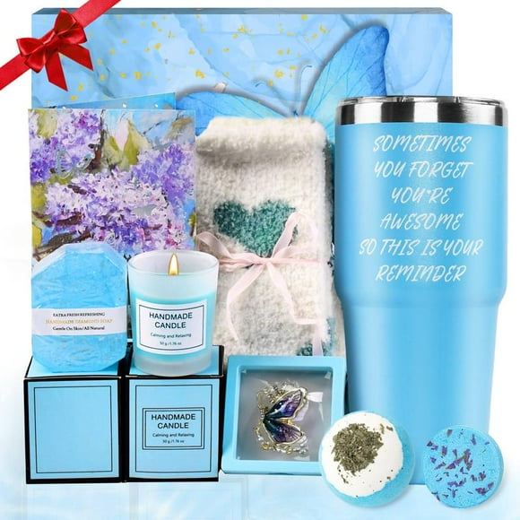 Valentine's Day Gifts - 8pcs Unique Spa Gift Baskets - Relaxing Self-Care Gifts For Women, Perfect for Birthdays, Christmas, Mother's Day, Valentine's Day, Ideal Gifts for Mom Wives, Girlfriends