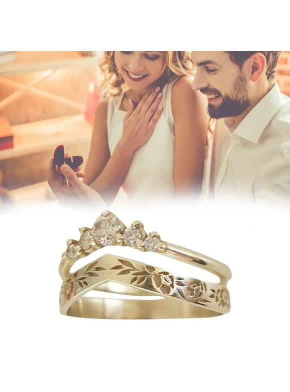 V Shaped Engagement Ring