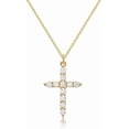 thumbnail image 1 of Valentine's Day Gifts Crown Cross Necklace for Women,14K Gold Plated Non-Tarnish Christian Faith Religious Jewelry for Her, 1 of 6
