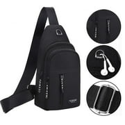 Valentines Day Gifts for Him, Meitianfacai Sling Crossbody Backpack Shoulder Bag for Men, Lightweight One Strap Motorcycle Backpack Sling Bag Backpack for Hiking Walking Biking Travel Cycling