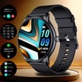 thumbnail image 1 of [Valentine's Day Gifts]Large Font Round Screen Smartwatch for Seniors | Call Alerts | Easy to Use | Comfortable to Wear | Best Gift for Elders Halloween, 1 of 17