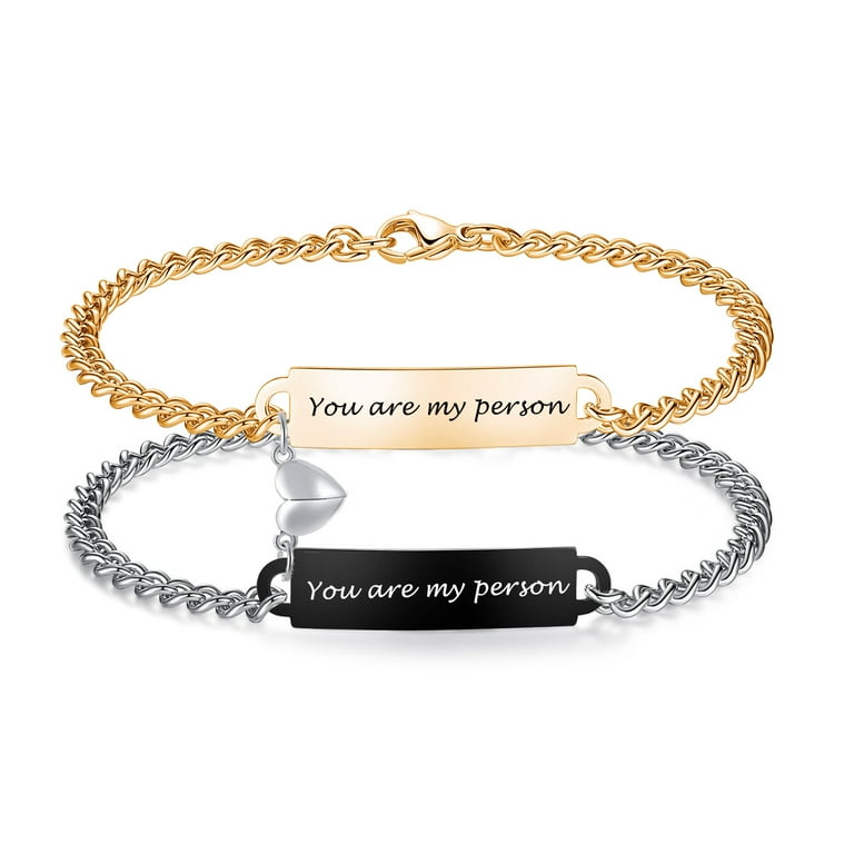 Long Distance Boyfriend And Girlfriend Promise Bracelets Long