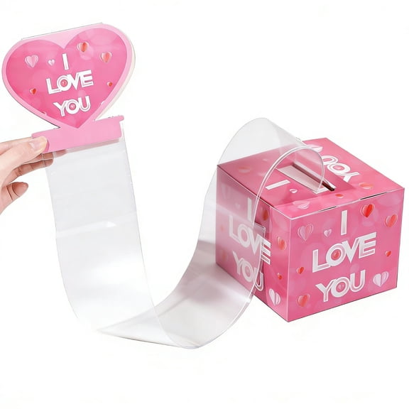 Valentine's Day Gifts Surprise Money Box Red Box Day Gift Box Money Box Red