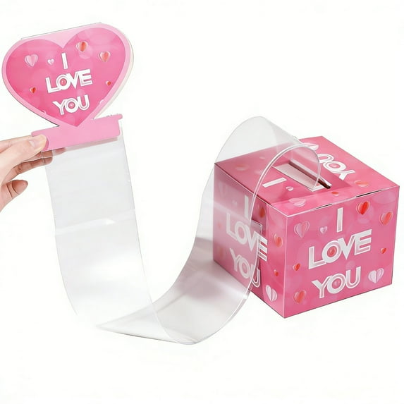 Valentine's Day Gifts Surprise Money Box Red Box Day Gift Box Money Box Red