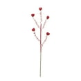 thumbnail image 1 of Valentine's Day Gifts Valentines Day Decorations 1 Pack Pink Heart Shaped Berry Picks with Red Berries for Valentines Day Wedding Candlelight Dinner Anniversary, 1 of 5
