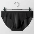 thumbnail image 1 of Valentine's Day Gifts for Him Meitianfacai Men's Solid Color Ice Silk Seamless One Piece Briefs, 1 of 3