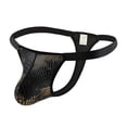 thumbnail image 1 of Valentine's Day Gifts for Him Meitianfacai Mens Underwear Men's Fashion Glossy Breathable Thong Panties Mens Thong Underwear Mens Underwear, 1 of 3