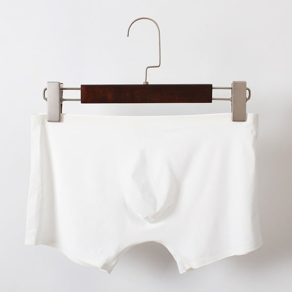 Valentine's Day Gifts for Him Meitianfacai Mens Underwear Men's Pure Color One Piece Ice Silk Seamles Underwear Fashionable Underwear