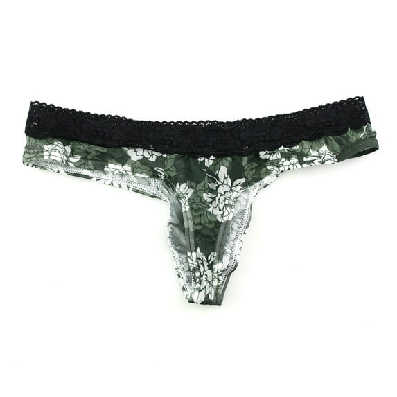 Valentine's Day Gifts for Him Meitianfacai Mens Underwear Men's Underwear Thong Pants Printed Transparent Lace Breathable Underpants