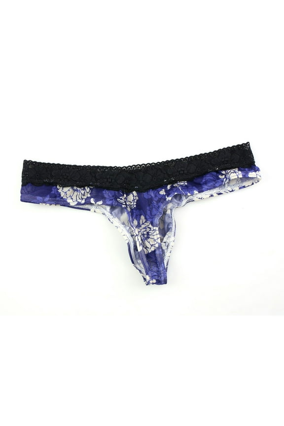 Valentine's Day Gifts for Him Meitianfacai Mens Underwear Men's Underwear Thong Pants Printed Transparent Lace Breathable Underpants