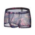 thumbnail image 1 of Valentine's Day Gifts for Him Meitianfacai Mens Underwear Men's Underwear Transparent See Through Shorts Hot Lip Print Underpants, 1 of 6