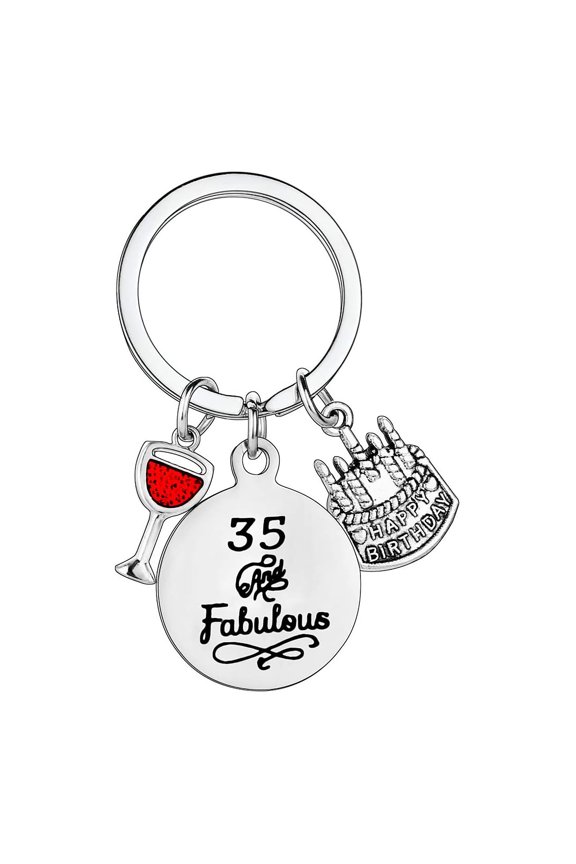 Valentine's Day Gifts for Woman Birthday Gifts Live Laugh Birthday Keychains Inspirational Gifts For Friend C