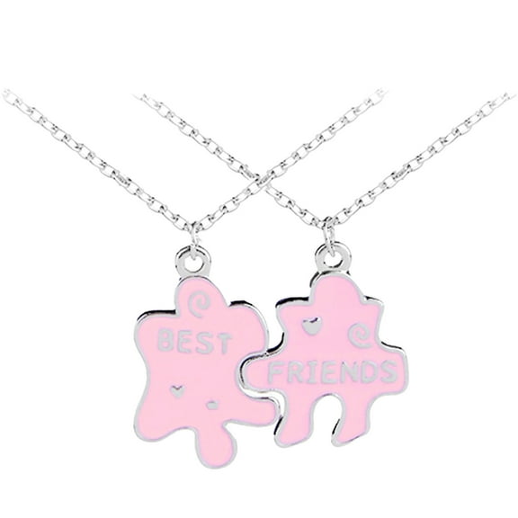 Valentine's Day Gifts for Woman Fashion Fresh Best Clavicle Necklace Womens Jewellery Pink 6*4*2