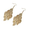 thumbnail image 1 of Valentine's Day Gifts for Woman Ins Style New Fashion Earrings Color Earrings Small Nine Leaf Jewelry Gold, 1 of 1