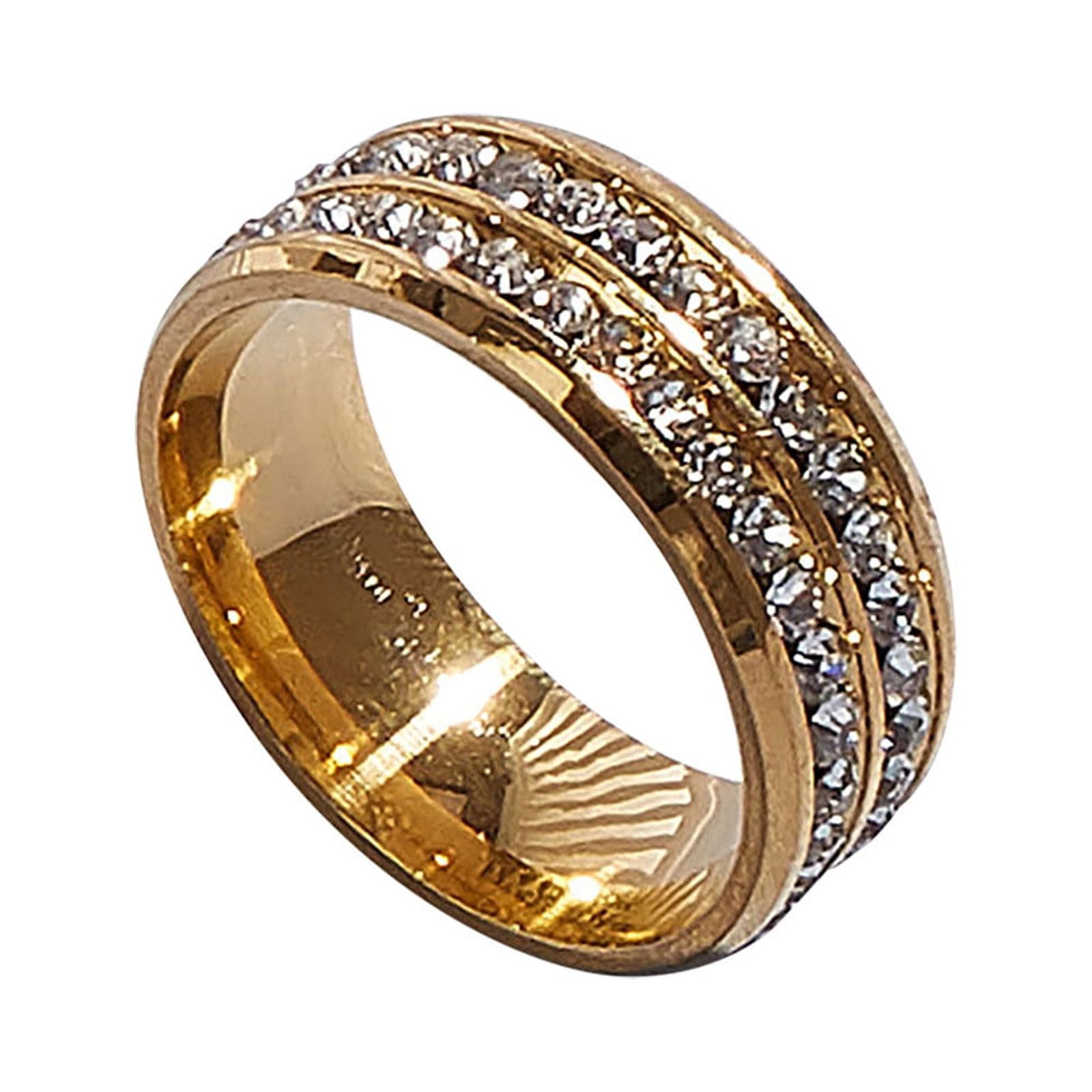 JUPAOPON Valentine's Day Gifts for Woman Ladies Fashion Diamond Jewelry Jewelry Gold 10