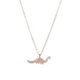thumbnail image 1 of Valentine's Day Gifts for Woman New Hot Item Creative Rose Gold Dinosaur Necklace Fashion Lady Necklace Rose Gold, 1 of 3