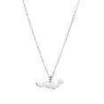thumbnail image 1 of Valentine's Day Gifts for Woman New Hot Item Creative Rose Gold Dinosaur Necklace Fashion Lady Necklace Silver, 1 of 3