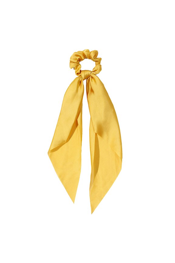 Valentine's Day Gifts for Woman New Multicolor Silk Tie-Dye Long Ribbon Hair Ring Highlights Your Temperament As Show