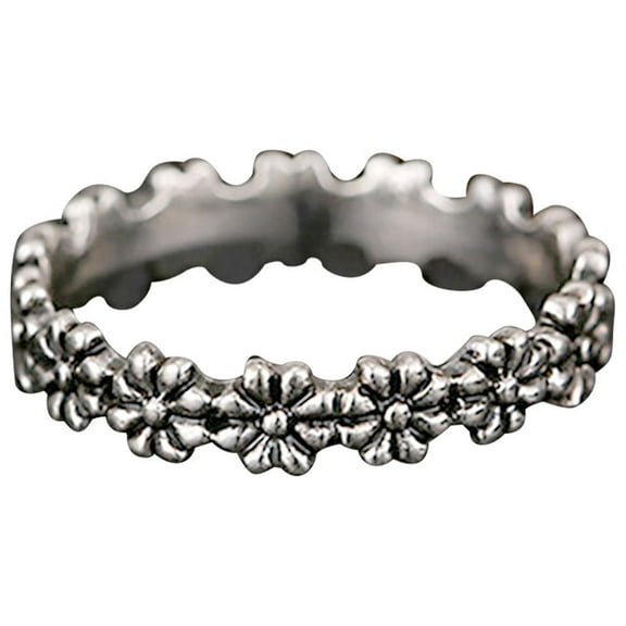 Valentine's Day Gifts for Woman Vintage Small Daisy, Sunflower Dainty Flower Sliver 6#