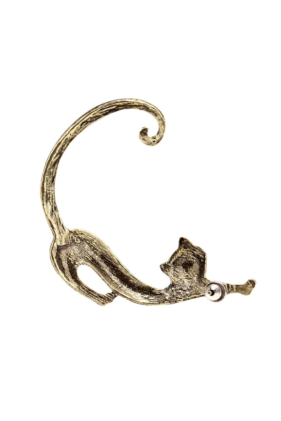 Valentine's Day Gifts for Woman Vintage Tail Ear Ring Unique Earrings Gift Gold