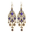 thumbnail image 1 of Valentine's Day Gifts for Woman Women Retro Boho Multicolor Chandelier Ethic Bohemian Party Earrings Ear Hook Drop B, 1 of 7