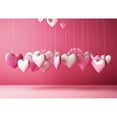 thumbnail image 1 of Valentine's Day Glitter Heart Photography Backdrop Love Romantic Fantasy Memorial Day Anniversary Party Decoration Background, 1 of 5