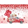 thumbnail image 1 of Valentine's Day Glitter Heart Photography Backdrop Love Romantic Fantasy Memorial Day Anniversary Party Decoration Background, 1 of 5