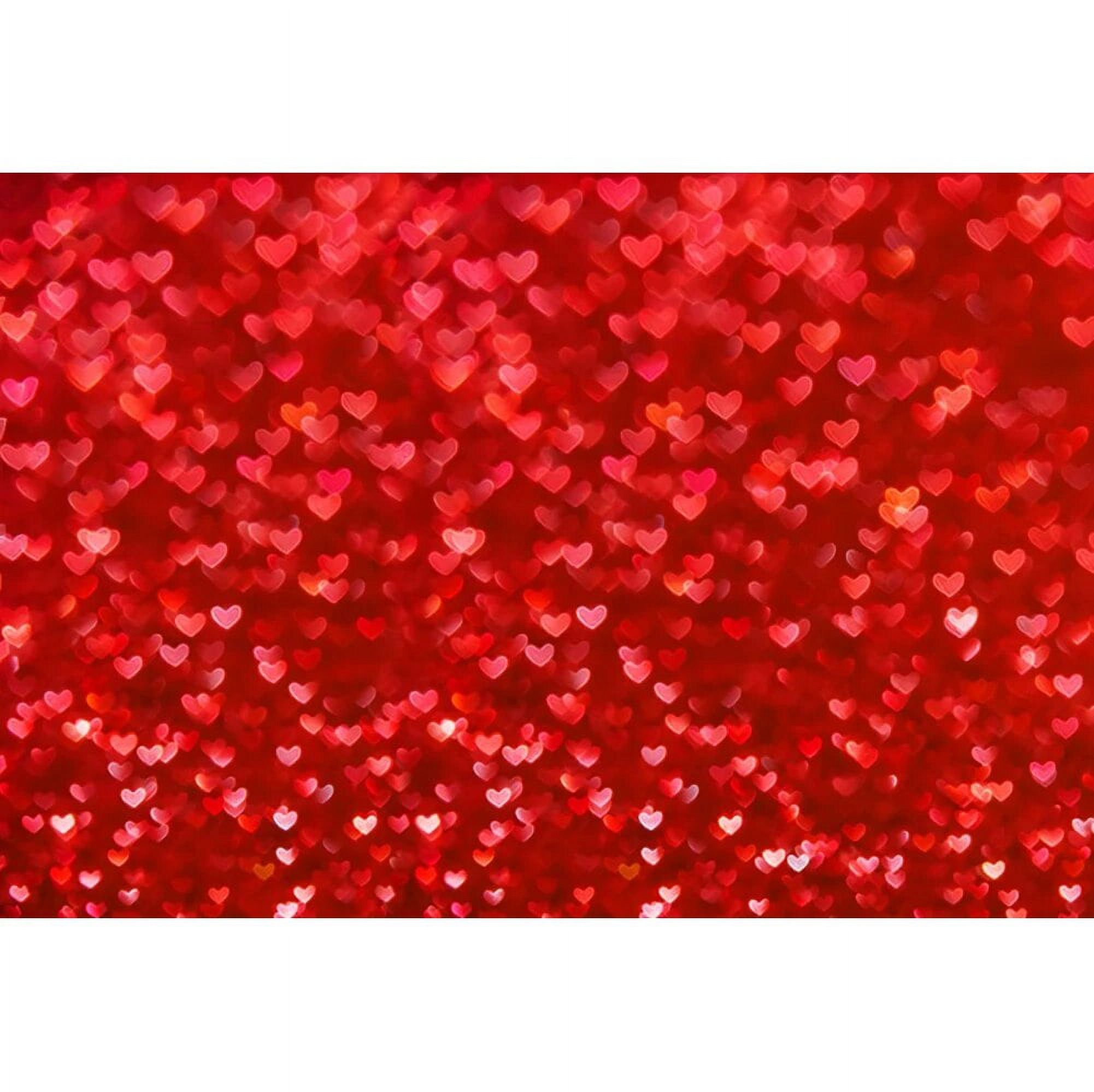 Valentine's Day Glitter Heart Photography Backdrop Love Romantic ...