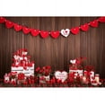 thumbnail image 1 of Valentine's Day Glitter Heart Photography Backdrop Love Romantic Fantasy Memorial Day Anniversary Party Decoration Background, 1 of 5