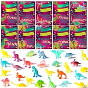Valentine's Day Glow in the Dark Dinosaur with Hangers, 28 Packs