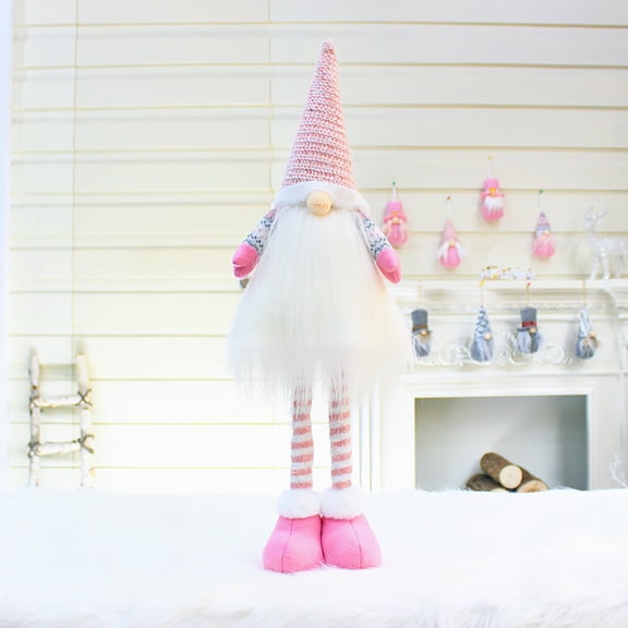 Valentine's Day Gnome Decor - Faceless Telescopic Pole Doll, Adorable Colorful Pop Accent for Window & Home Decor, Romantic Holiday Valentine Decoration (1 Piece)
