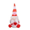thumbnail image 1 of Valentine's Day Decorations Set - Plush Swedish Tomte Figurines with Heart Hat for Home Table, Mantel, Tiered Tray, Shelf Decor & Sweet Valentine's Day Gifts, 1 of 4