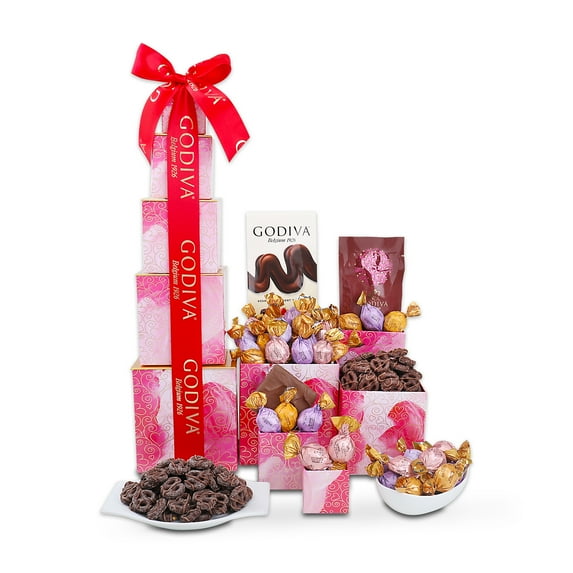 Valentine's Day Godiva Chocolate Tower