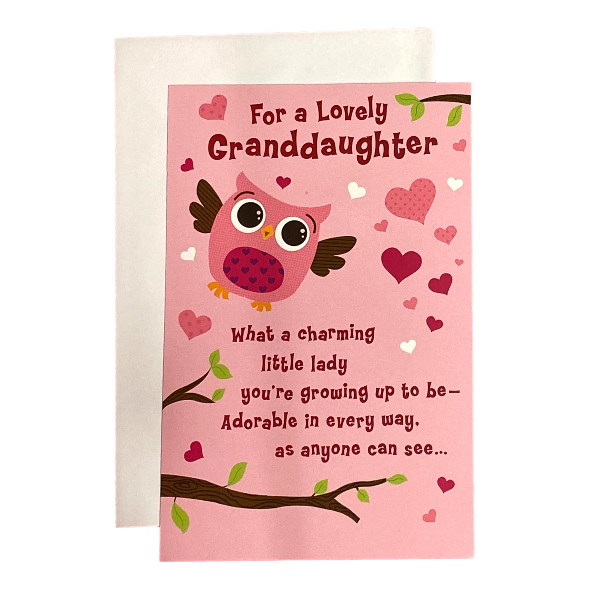 Valentine's Day Greeting Card for Grand daughter - For a Lovely ...