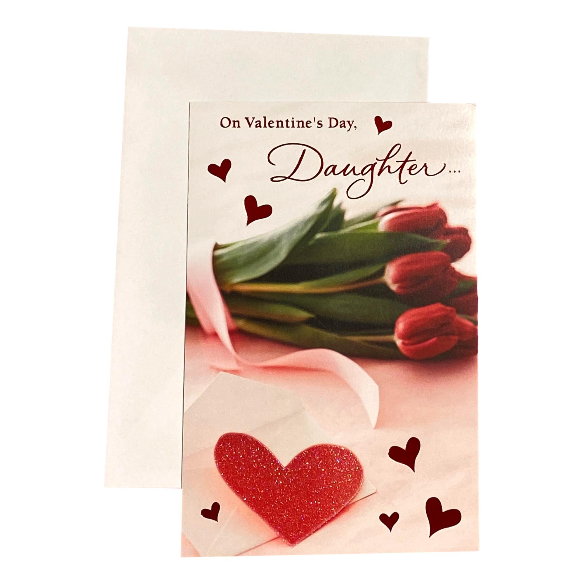 Valentine's Day Greeting Card for Daughter - On Valentine's Day ...