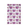 thumbnail image 1 of Valentine's Day Hanging Pocket Organizer, Simple Love Themed Pattern with Big and Little Hearts, Printed Polyester Storage Bag with Pockets, 14" x 20", Fuchsia and Dark Pink, 1 of 2