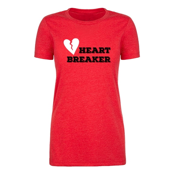 Valentine's Day Heart Breaker T-shirts, Woman's Graphic Tee, Heart Breaker Shirt - Heart Breaker