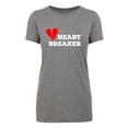 thumbnail image 1 of Valentine's Day Heart Breaker T-shirts, Woman's Graphic Tee, Heart Breaker Shirt - Heart Breaker, 1 of 1