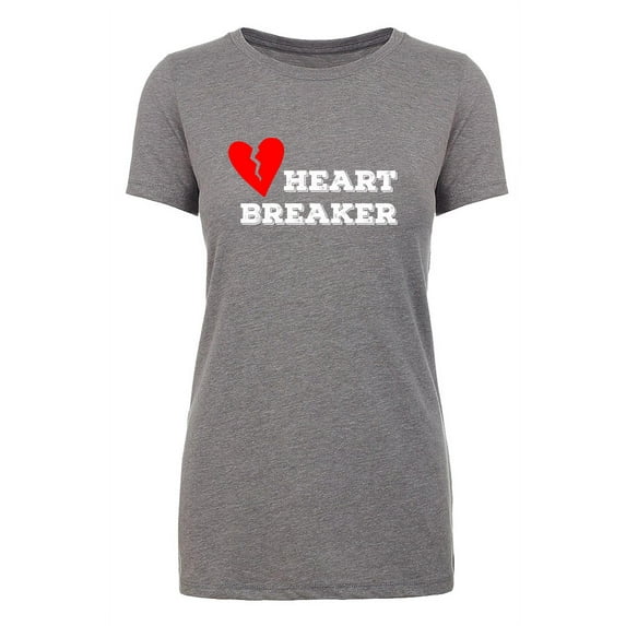 Valentine's Day Heart Breaker T-shirts, Woman's Graphic Tee, Heart Breaker Shirt - Heart Breaker