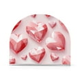 thumbnail image 1 of Valentine's Day Heart Diamond Napkin Holder for Table Clear Napkin Stand Paper Holder Acrylic Organizer Dispenser Napkins for Dinner Kitchen Restaurant Room, 1 of 8
