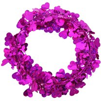 Valentine's Day Heart Garland Party Decor, 1 Piece, For Wedding Celebration, Event Decoration, Home & Office Decorating, Festive Decoration, Party Supplies