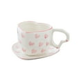 thumbnail image 1 of Valentine's Day Heart Shape Ceramic Cup For Coffee Milk Meaningful Cup For Daily Valentine's Day,B, 1 of 7