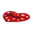 thumbnail image 1 of Valentine's Day Heart Shaped Carpet, Red Heart Shaped Rug, Washable Bathroom Rugs, Cute Area Rugs, Non Slip Bathroom Rugs, Valentine Gift 35x23 In (1Pcs), 1 of 4